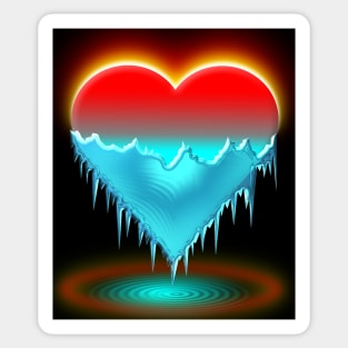 Melt Your Ice Cold Heart Sticker